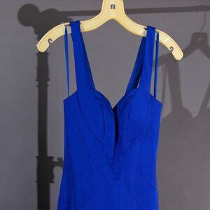 La Femme Royal Blue Mermaid Gown Size XSx